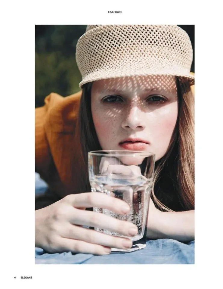ELEGANT Magazine, Fashion #6: модель в студии