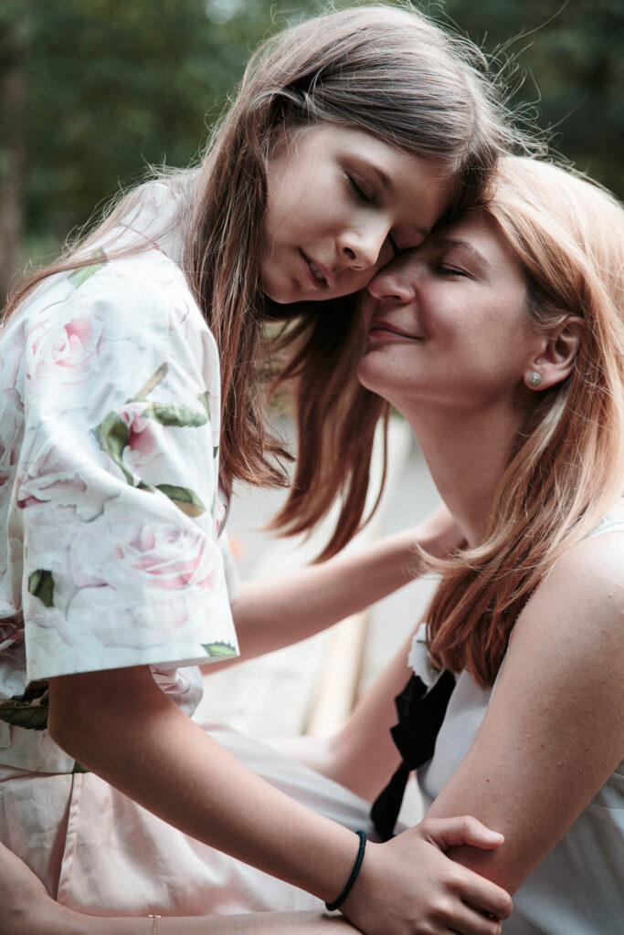 Фотосессия мамы с дочкой