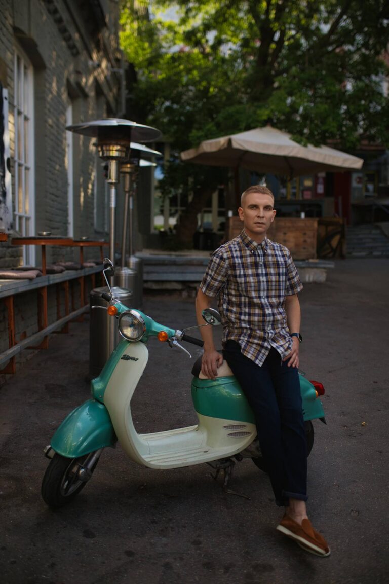 У мятного скутера