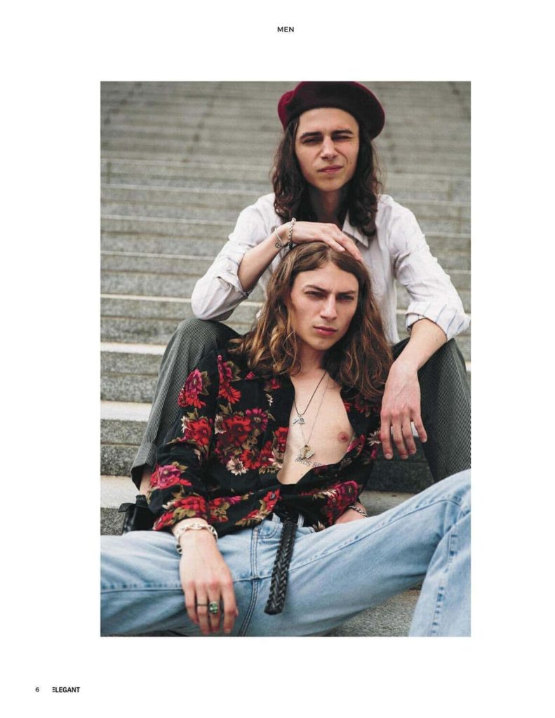 Sereda Brothers Nikita and Taras Gipsy Fashion Editorial Photoshoot Paris 6
