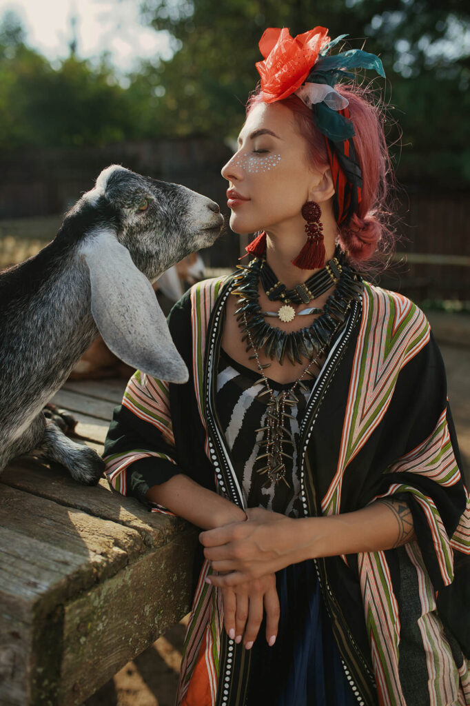 Фотосессия с козами