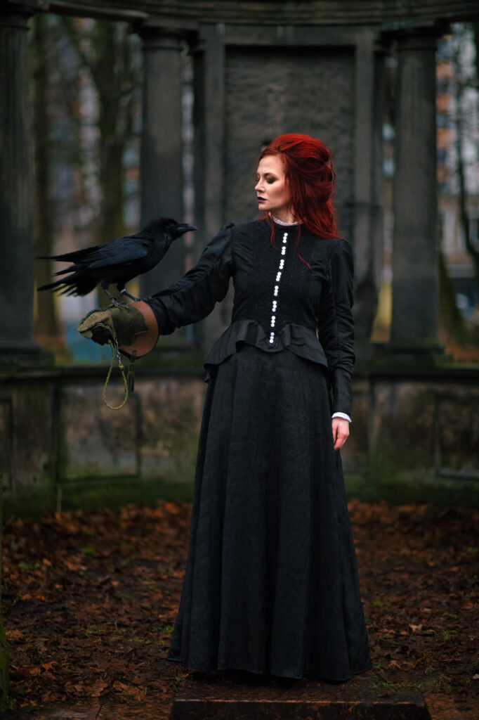 Фотосессия с вороном
