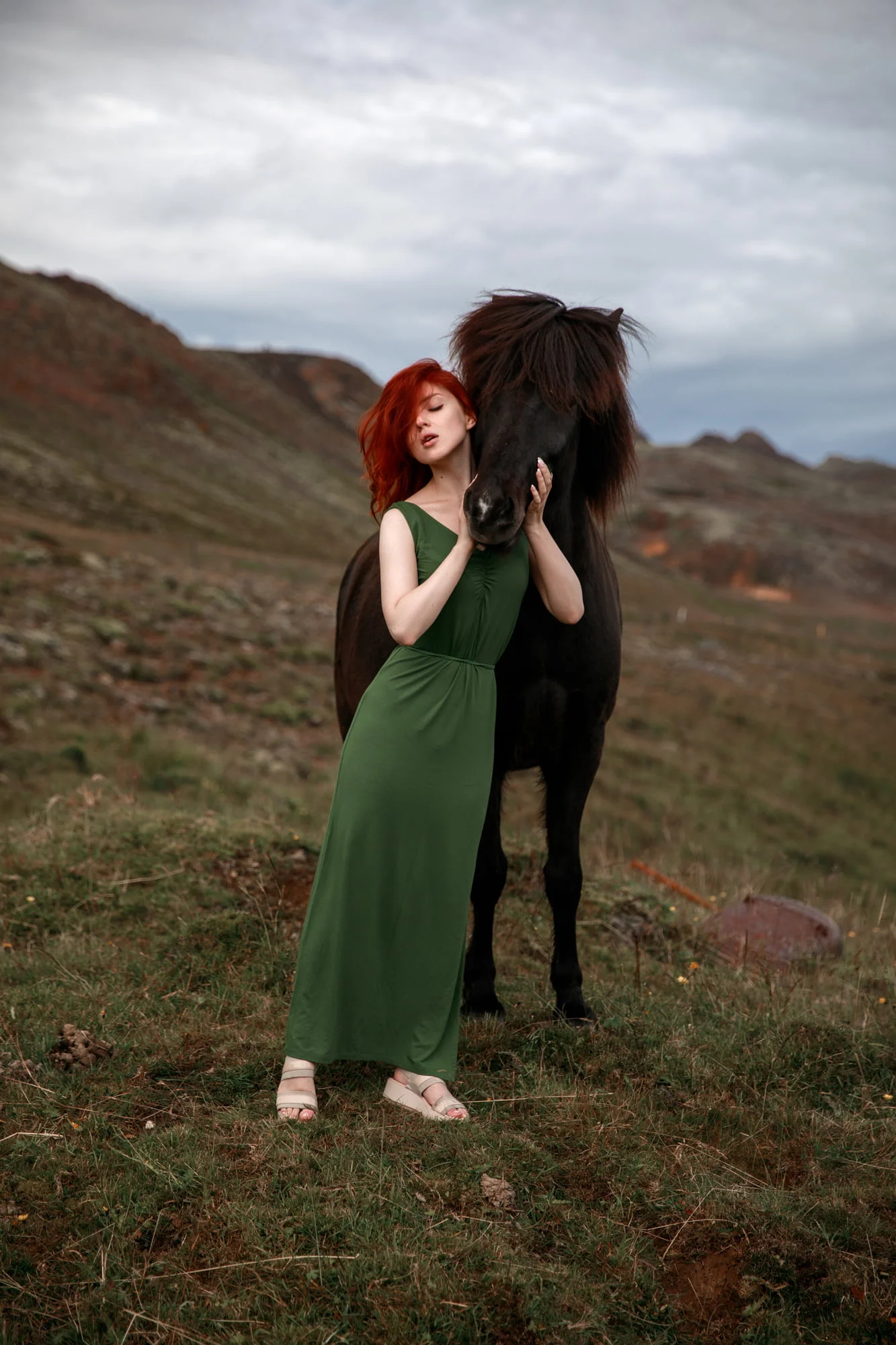 Фотосессия с лошадьми в Исландии