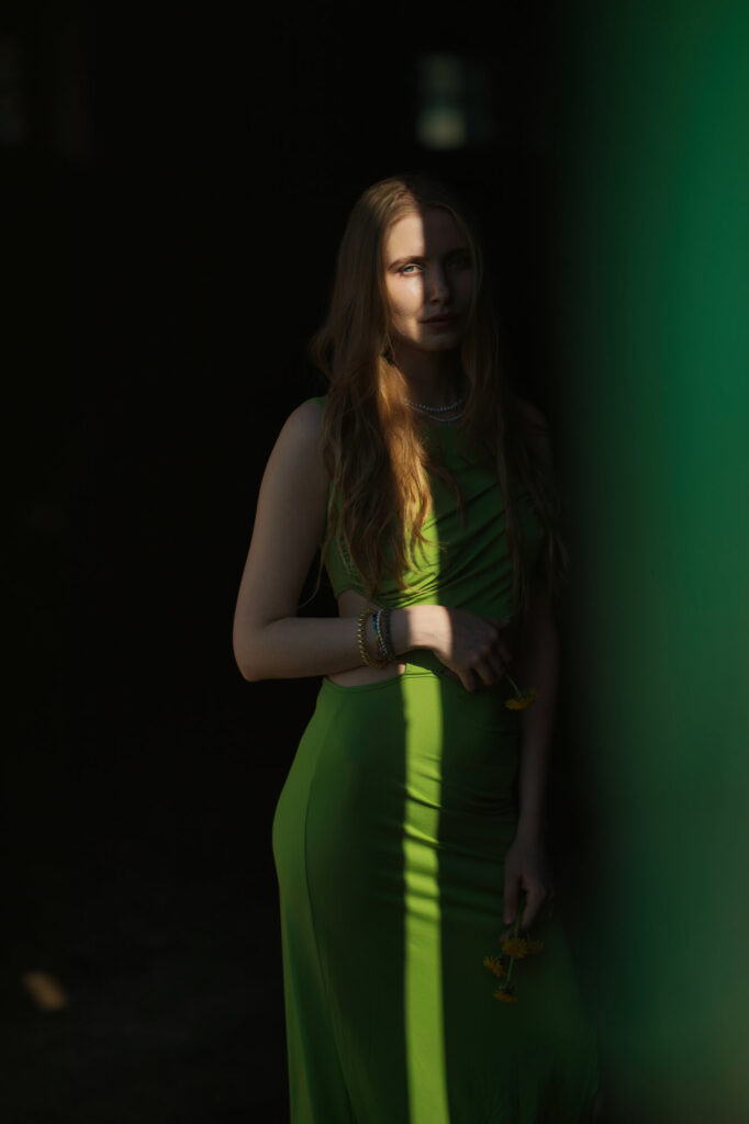 Фотосессия девушки на природе