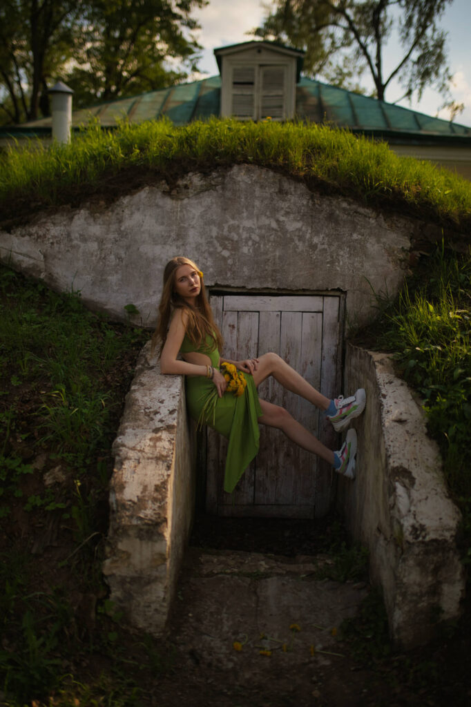 Фотосессия девушки на природе