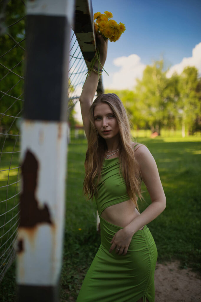 Фотосессия девушки на природе