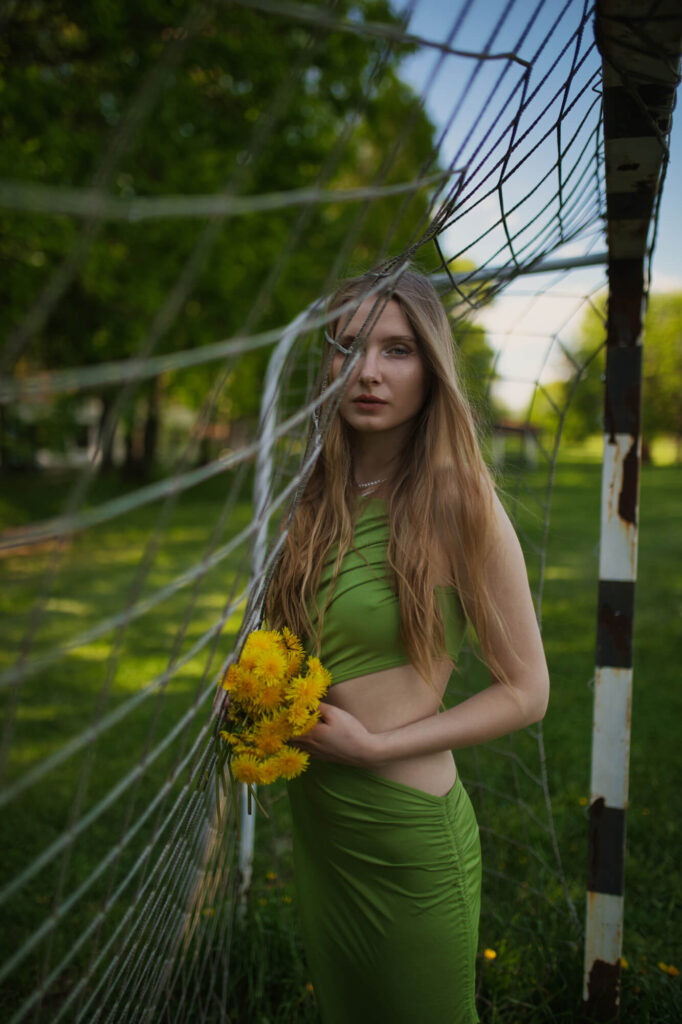 Фотосессия девушки на природе