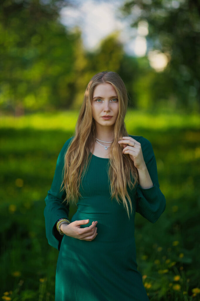 Фотосессия девушки на природе