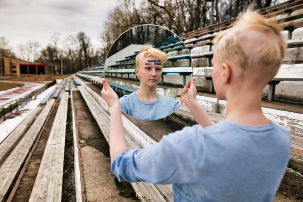 Катя, социальный фотопроект Олега Багмуцкого