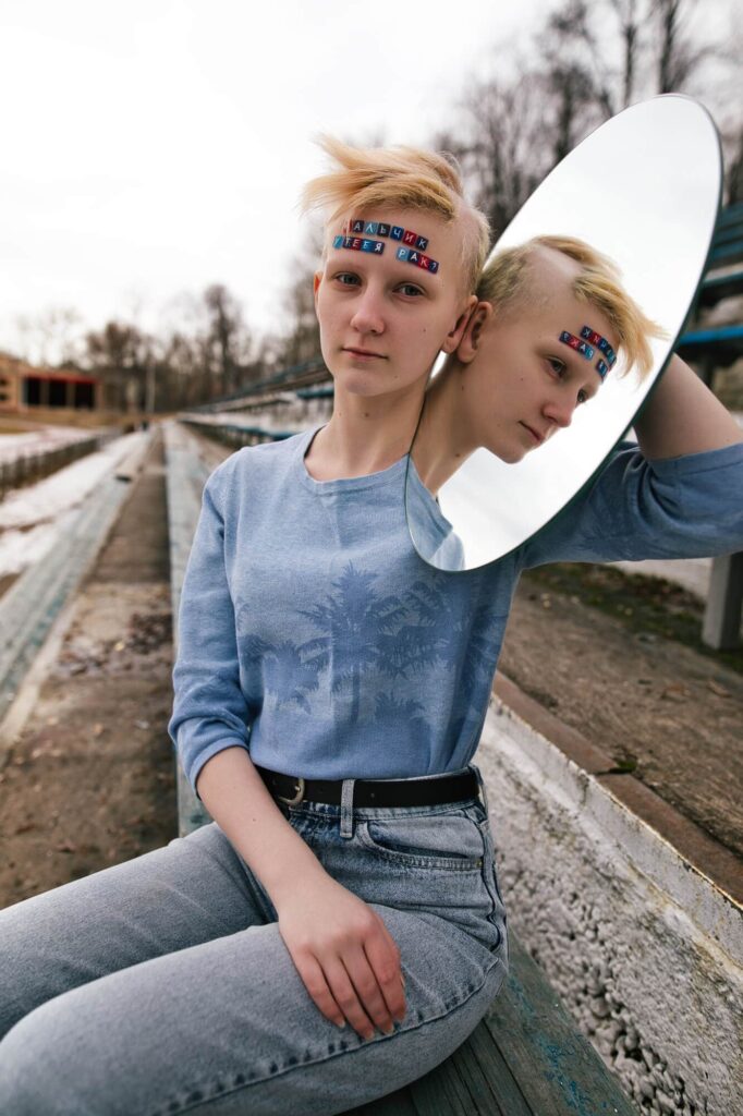 Катя, социальный фотопроект Олега Багмуцкого