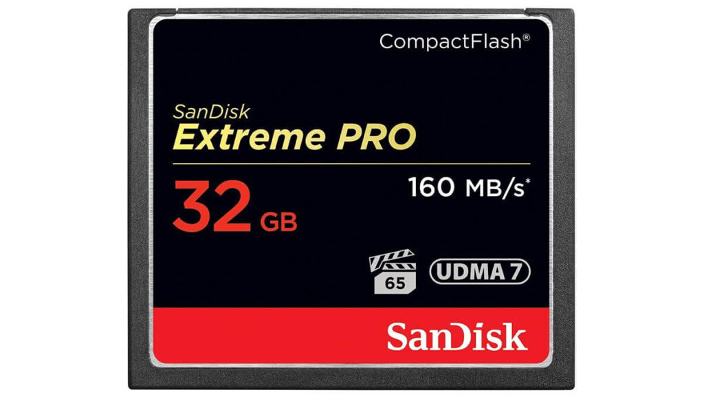Карта памяти SanDisk Extreme PRO CompactFlash 32GB 160MB/s UDMA7