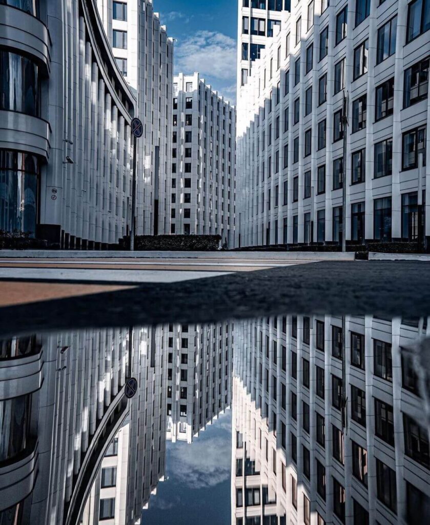 Места для фотосессии в Москве, бизнес-центр Аквамарин